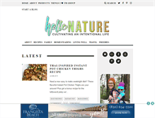 Tablet Screenshot of hellonatureblog.com
